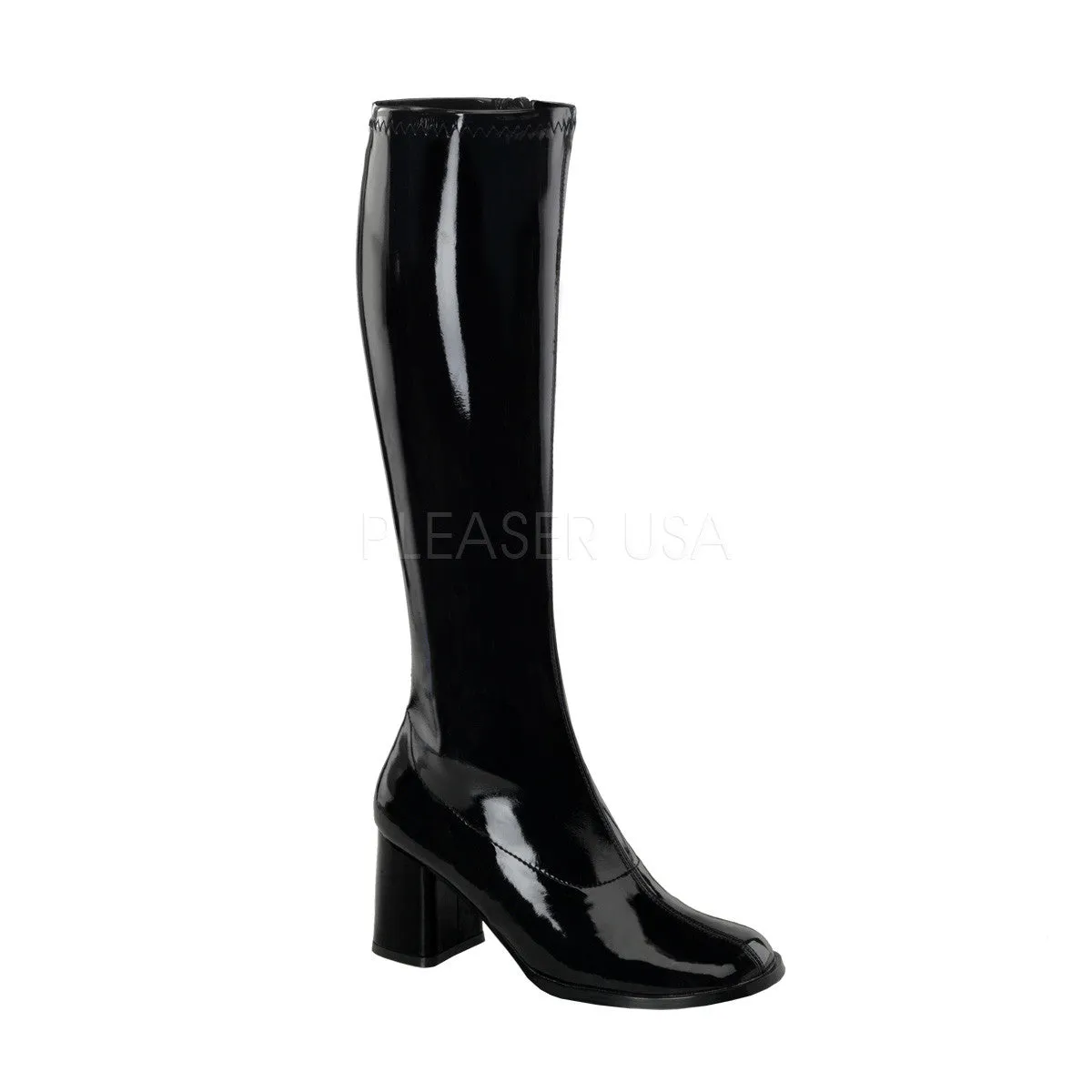 3 Inch Heel GOGO-300 Black Pat