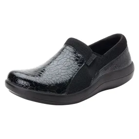 Alegria Duette Slip-On Shoe Flourish Black Patent (Women's)