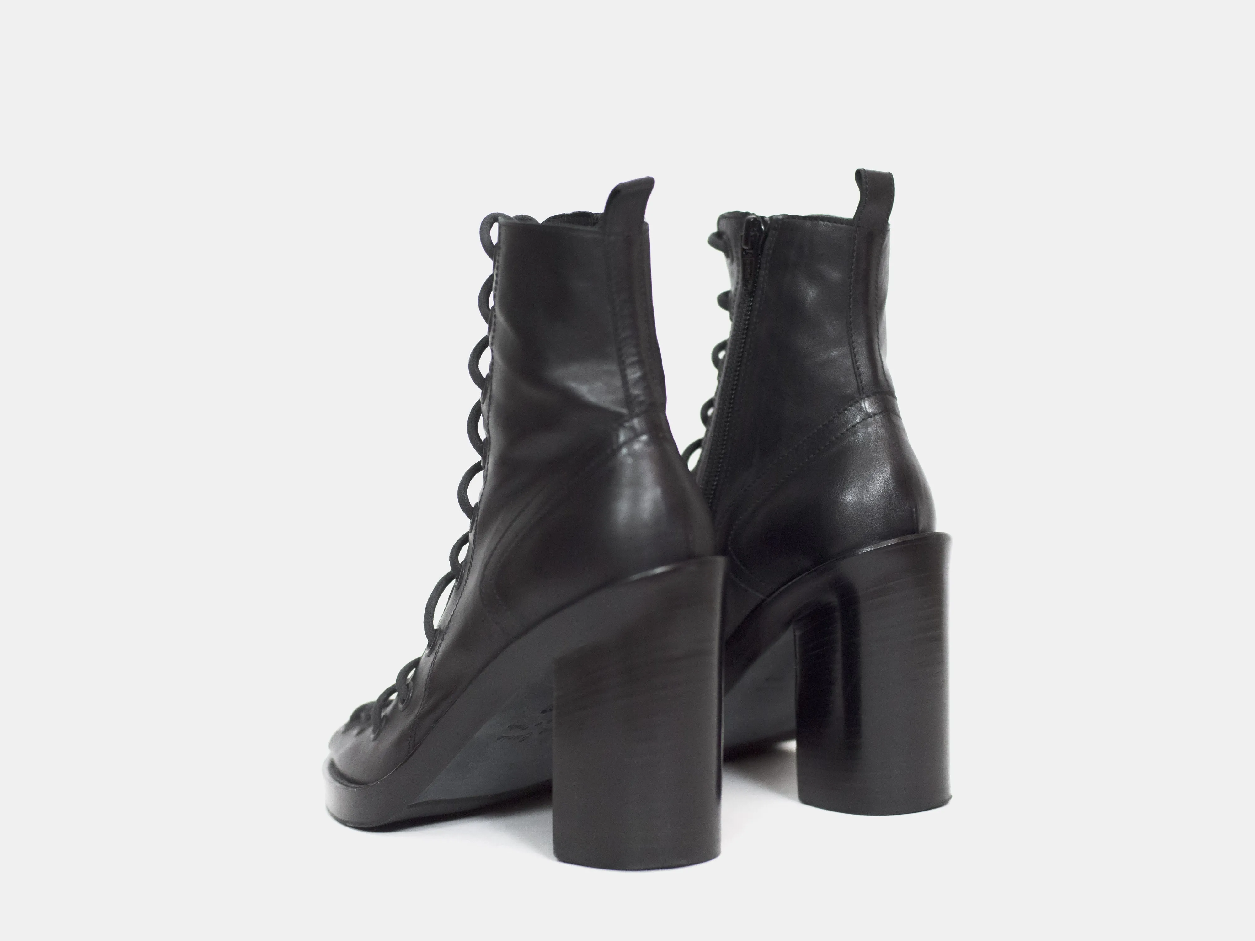 Ann Demeulemeester Lace Up Corset Heels