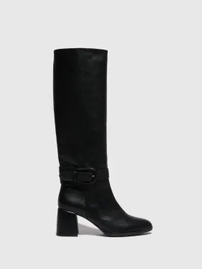 Black Knee-High Boots