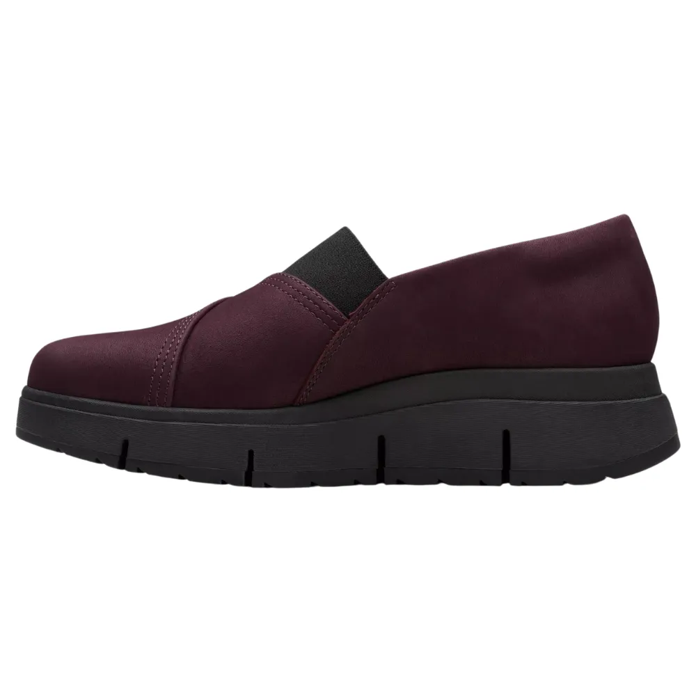 Clarks Loriini West Plum Nubuck Slip-On (Women's)