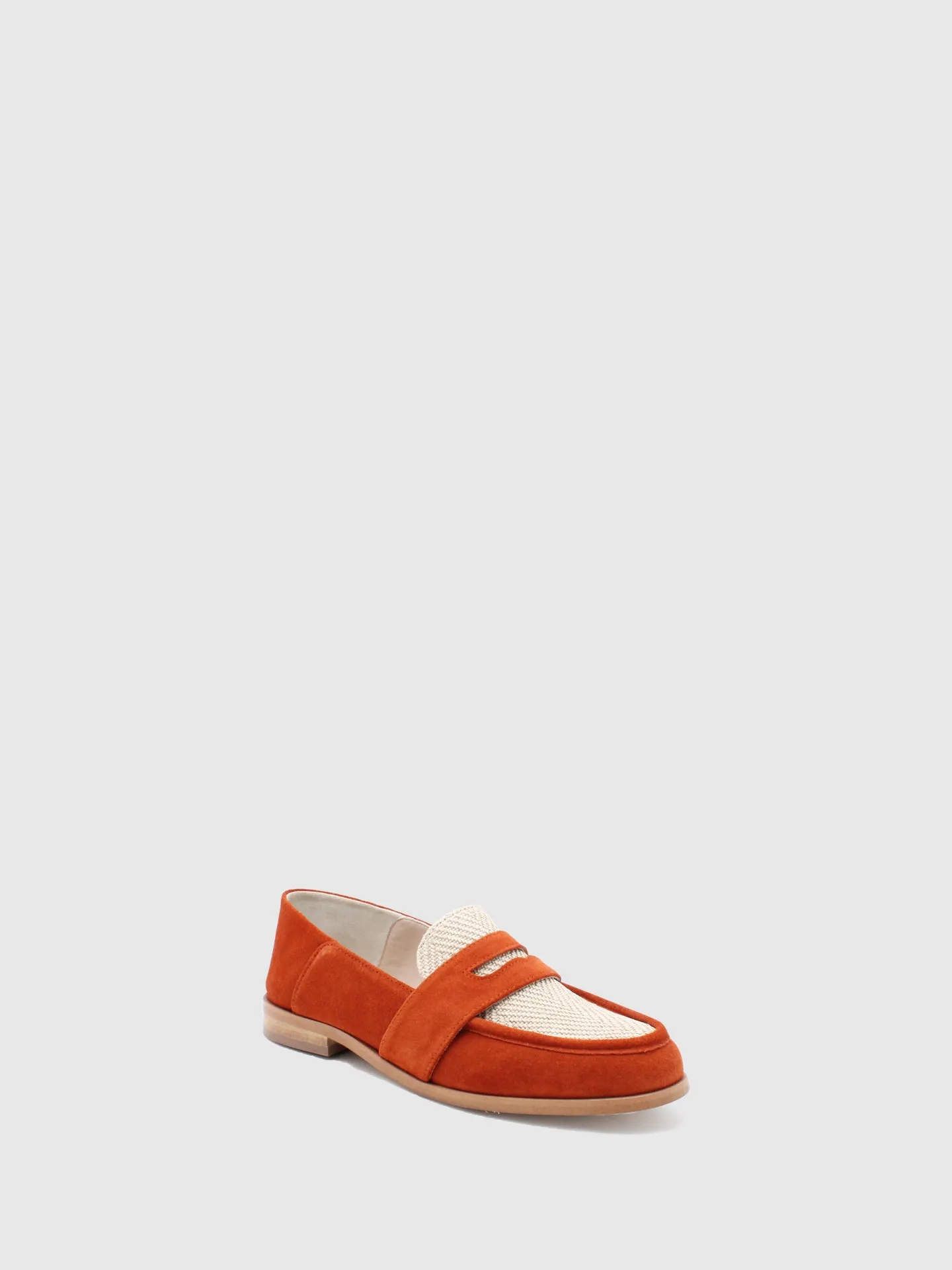 Classic Loafers Alecrim Orange/Beige