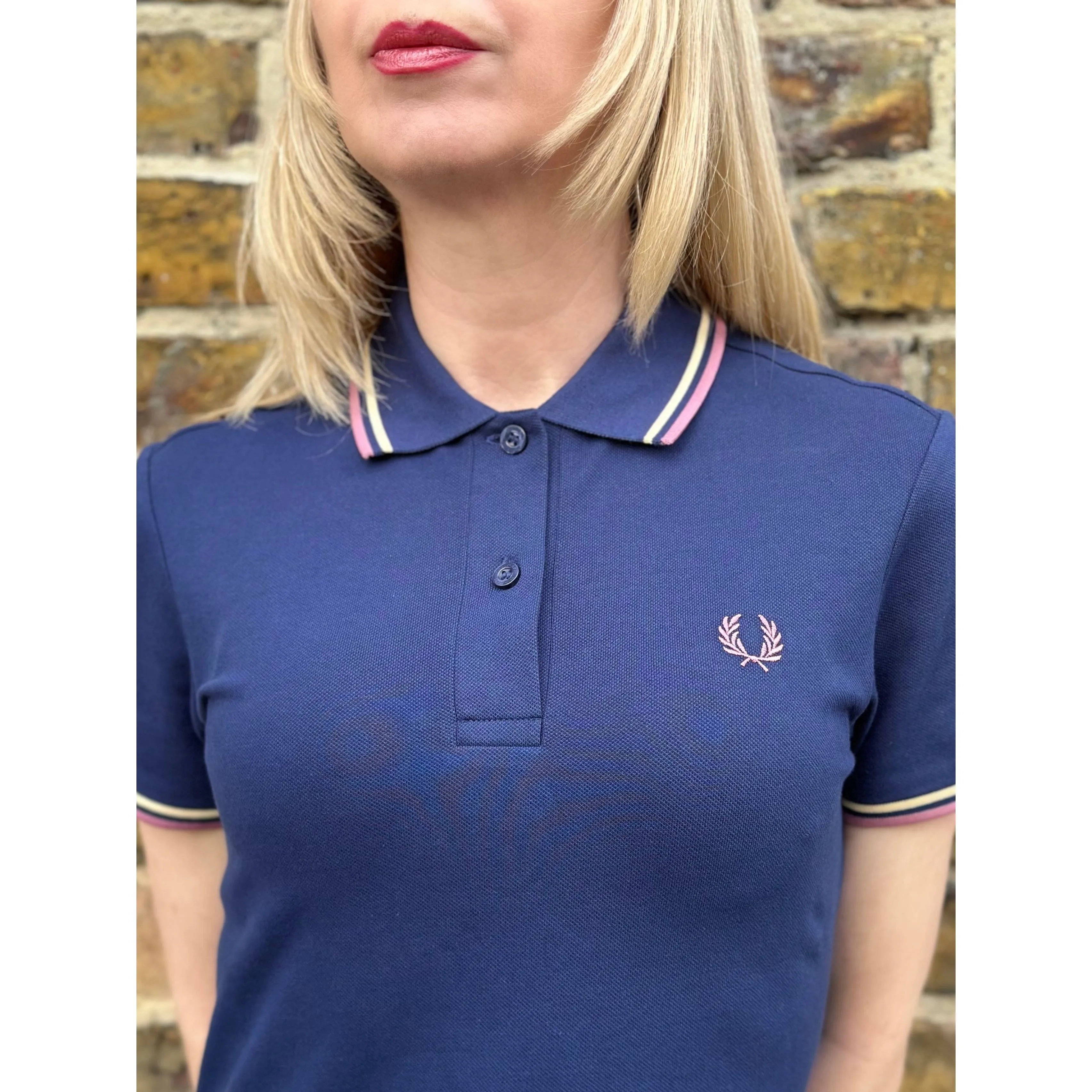 Fred Perry - Women's D3600 Twin Tipped French Navy - Dress