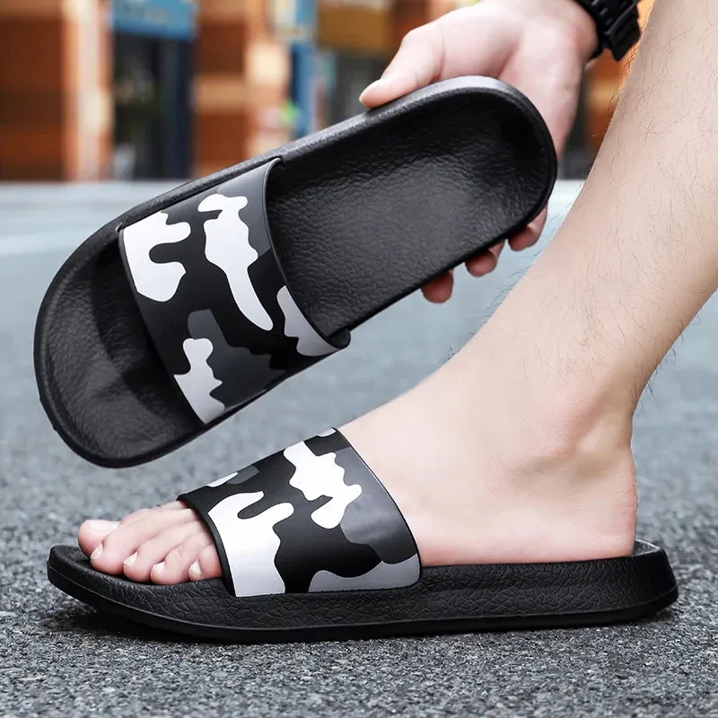 Hnzxzm New Large Size 40-47 Youth Fashion Sandals Comfortable All Season Men Casual Slippers Popular Daily Seaside Water Shoes